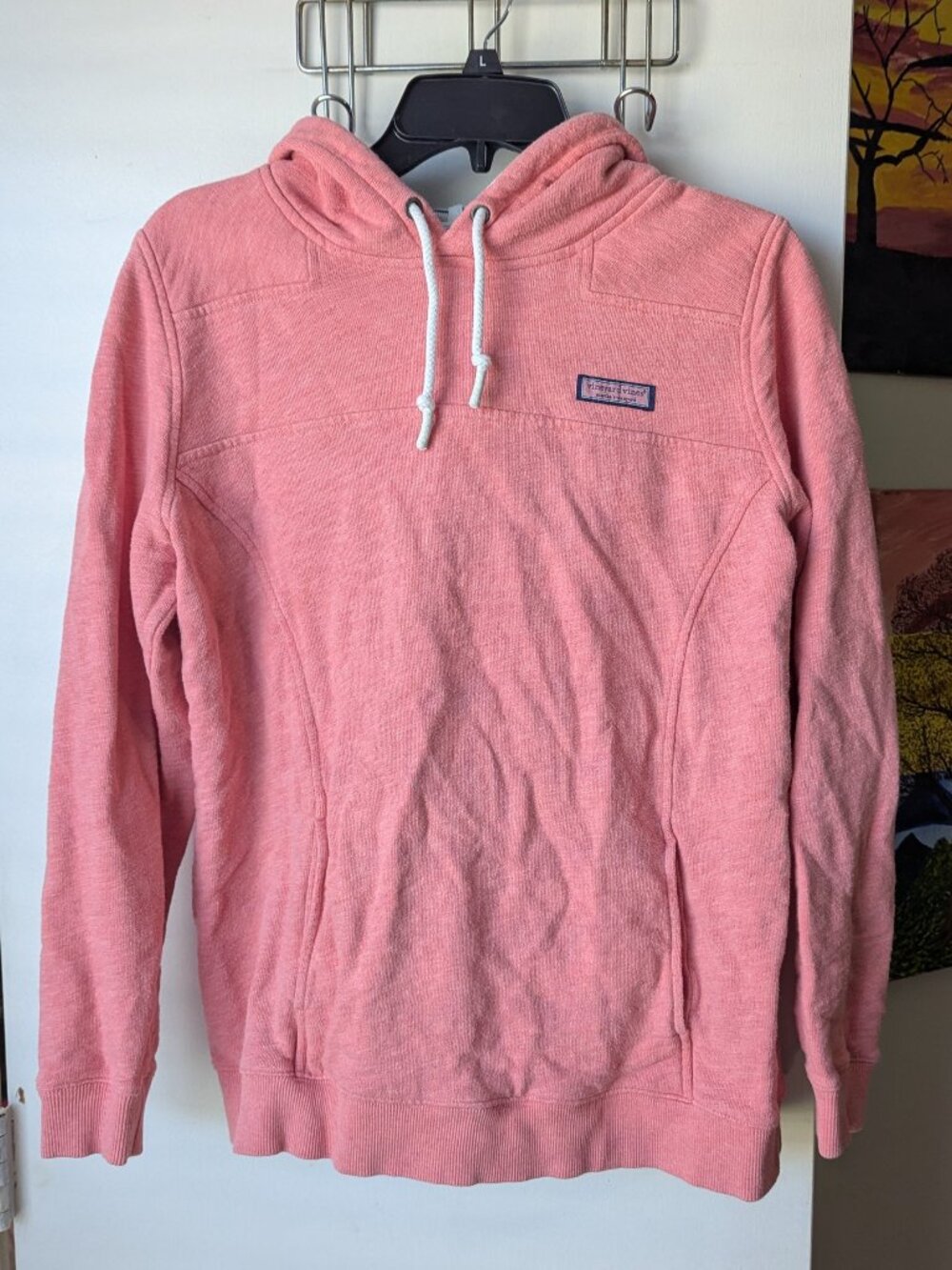 Vineyard Vines Performance 100% Cotton Hoodie Martha's Vineyard Size Small